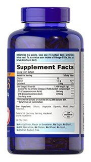 Foto 5 | Suplemento De Aceite De Pescado Omega-3 De Triple Potencia Puritans Pride - Venta Internacional.