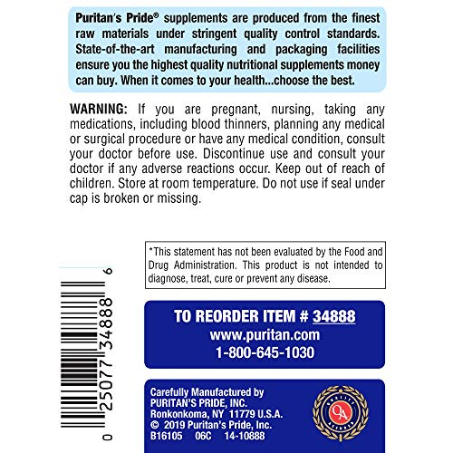 Foto 6 | Suplemento De Aceite De Pescado Omega-3 De Triple Potencia Puritans Pride - Venta Internacional.
