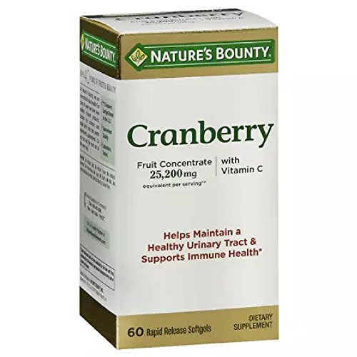 Foto 2 pulgar | Complementa Nature's Bounty Cranberry Con 60 Cápsulas Blandas De Vitamina C - Venta Internacional.