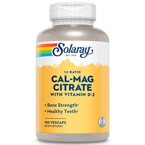 Foto 1 | Suplemento Solaray De Citrato De Calcio Y Magnesio Con Vitamina D- - Venta Internacional.