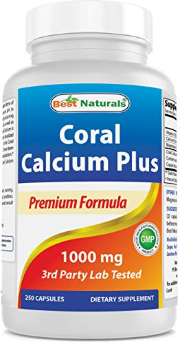 Foto 2 pulgar | Suplemento Best Naturals Coral Calcium Plus 1000 Mg 250 Cápsulas - Venta Internacional.