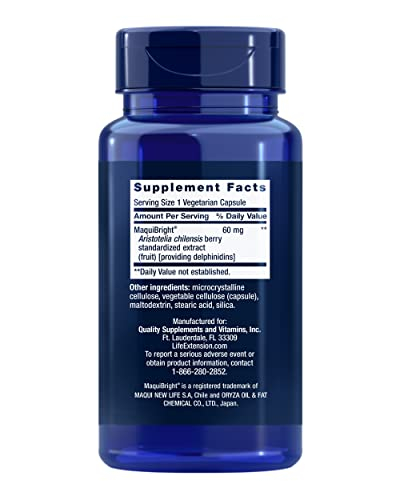 Foto 3 pulgar | Complementa Life Extension Tar Support Con Maquibright 60 Mg - Venta Internacional.