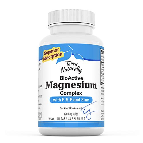 Suplemento Terry Naturally Bioactive Magnesio 120 Cápsulas - Venta Internacional.