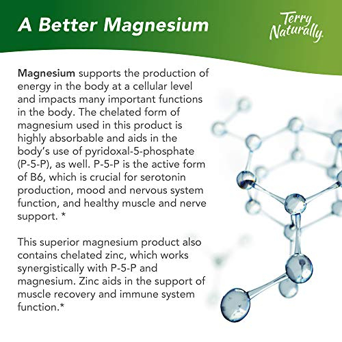 Foto 3 | Suplemento Terry Naturally Bioactive Magnesio 120 Cápsulas - Venta Internacional.