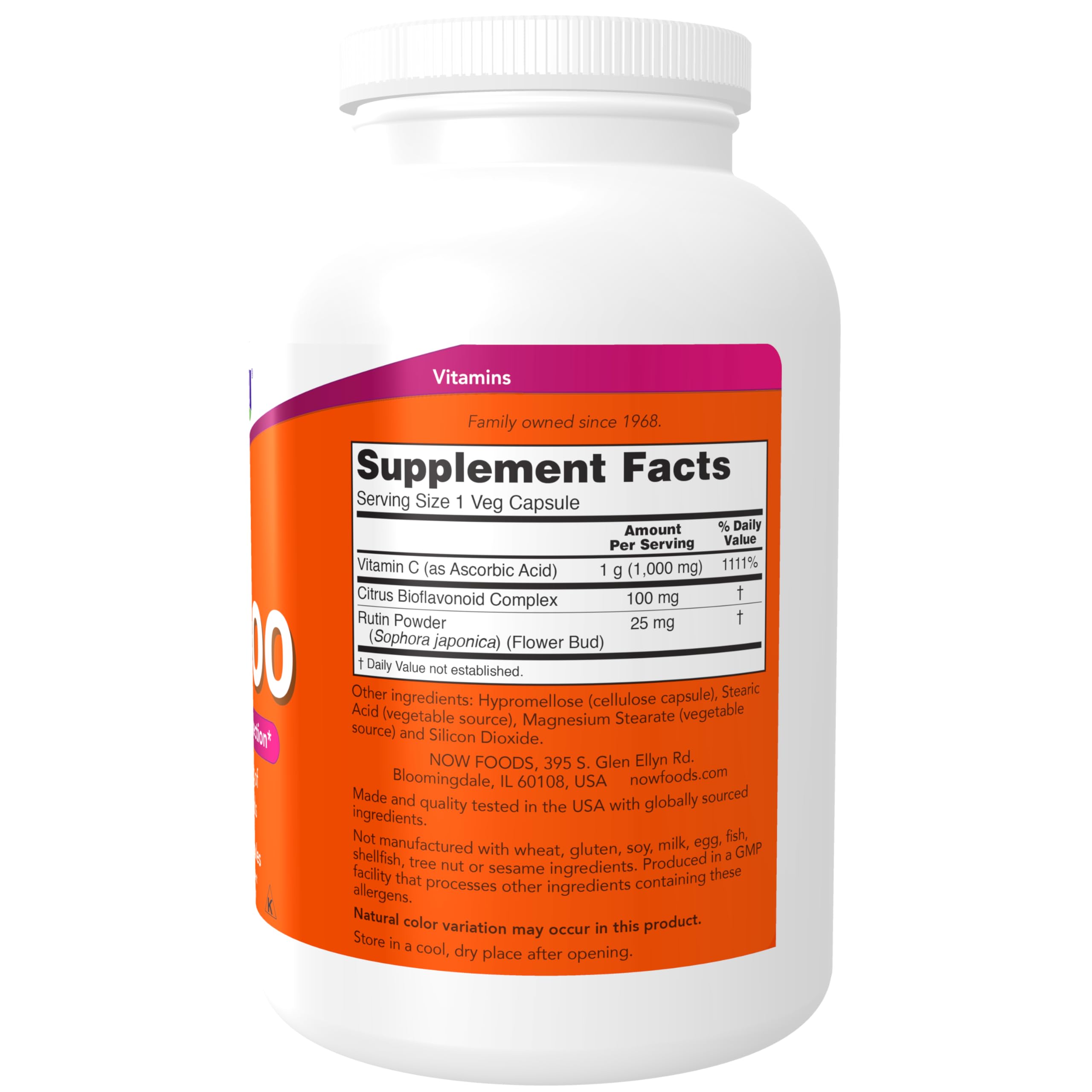 Foto 3 pulgar | Complementa Now De Vitamina C-1,000 Con 100 Mg De Bioflavonoides 500 Ca - Venta Internacional.