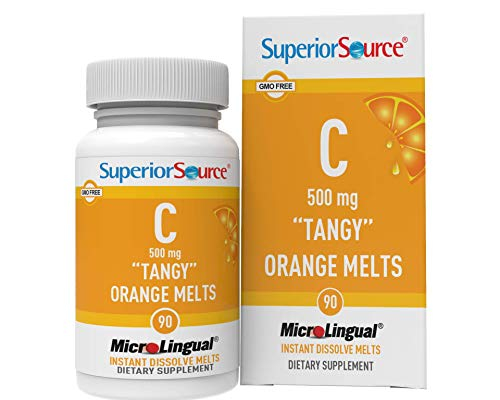 Foto 1 | Tabletas De Vitamina C Superior Source, 500 Mg, Naranja Ácida, 90 Unidades - Venta Internacional.