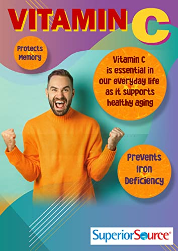 Foto 4 pulgar | Tabletas De Vitamina C Superior Source, 500 Mg, Naranja Ácida, 90 Unidades - Venta Internacional.