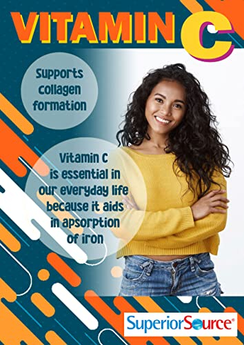 Foto 5 pulgar | Tabletas De Vitamina C Superior Source, 500 Mg, Naranja Ácida, 90 Unidades - Venta Internacional.