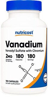 Foto 1 | Suplemento Nutricost Vanadio+cromo 2 Mg 180 Cápsulas - Venta Internacional.