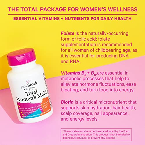 Foto 4 pulgar | Multivitamínico Pink Stork Total Multi Para Mujer, 30 Cápsulas - Venta Internacional.