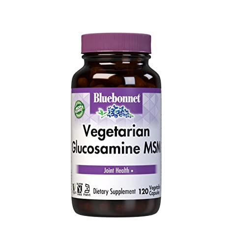 Foto 2 pulgar | Suplemento Bluebonnet Vegetarian Glucosamina + Msm 120 Cápsulas - Venta Internacional.