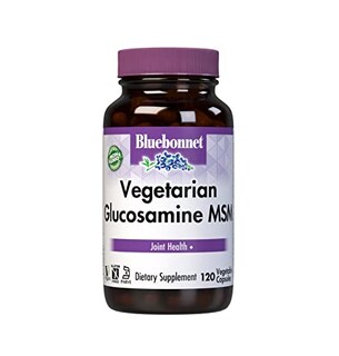 Foto 1 | Suplemento Bluebonnet Vegetarian Glucosamina + Msm 120 Cápsulas - Venta Internacional.