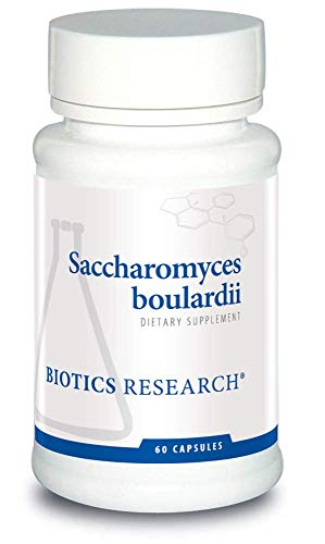 Suplemento Biotics Probiótico Saccharomyces Boulardii 60 Cápsulas - Venta Internacional.