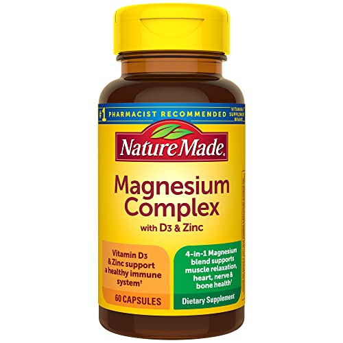Foto 2 pulgar | Complemente El Complejo De Magnesio Nature Made Con Vitamina D Y Zinc - Venta Internacional.