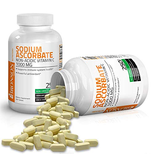 Foto 7 | Suplemento De Vitamina C: Ascorbato De Sodio Bronson, 1000 Mg, 250 Tabletas - Venta Internacional.