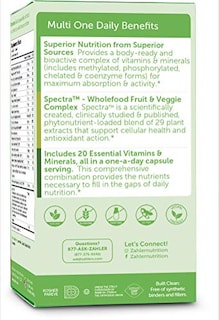 Foto 4 | Suplemento Zahler Multivitamin One Daily 60 Cápsulas - Venta Internacional.