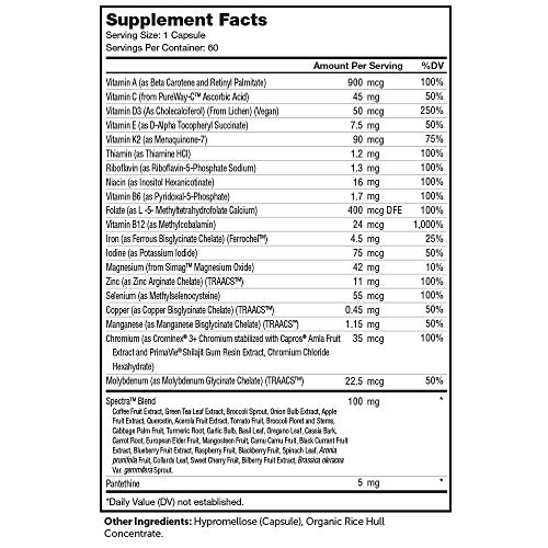 Foto 7 pulgar | Suplemento Zahler Multivitamin One Daily 60 Cápsulas - Venta Internacional.