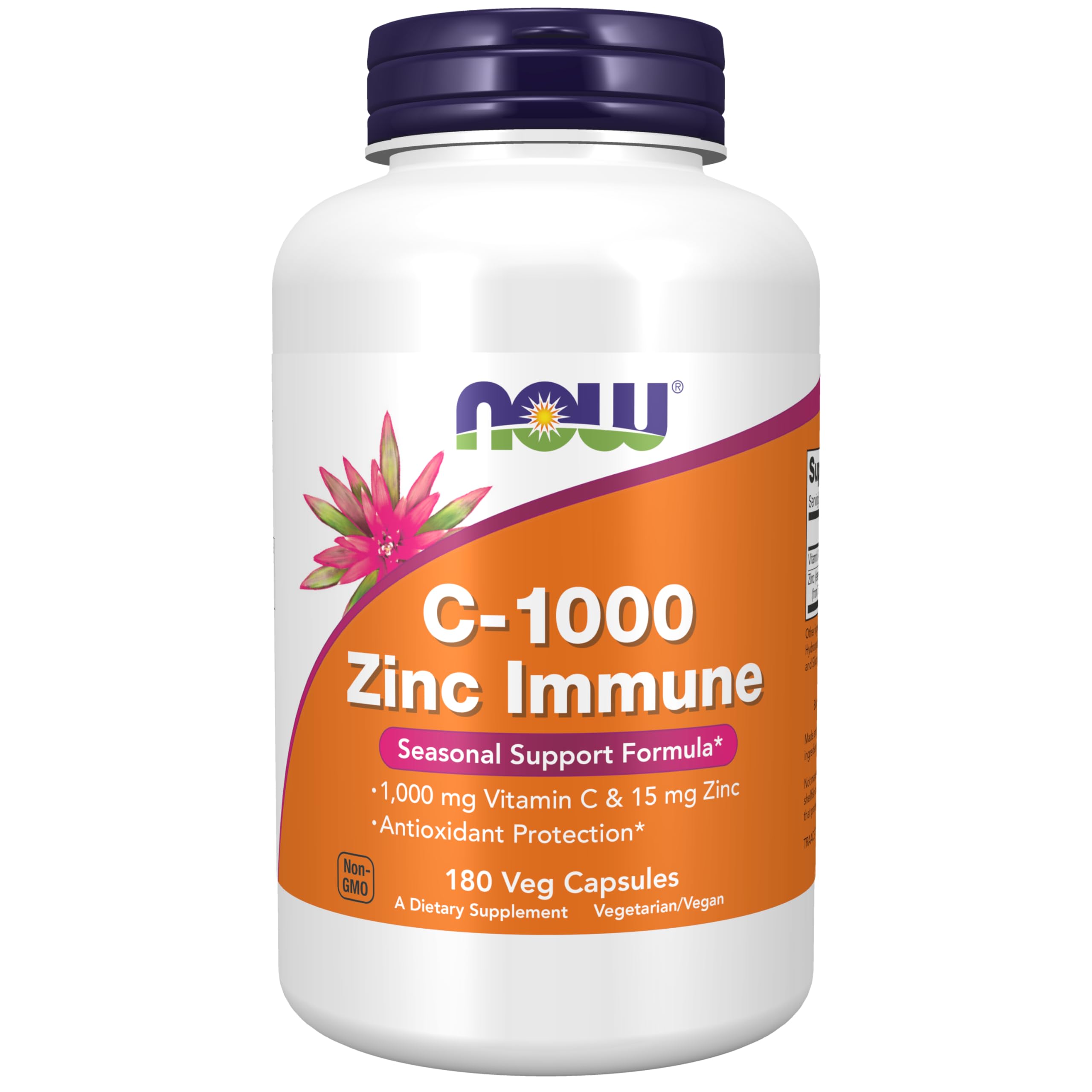 Foto 2 pulgar | Suplementa Now C-1000 Y Zinc Immune, 180 Cápsulas Vegetarianas - Venta Internacional.