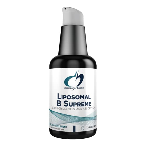 Foto 2 pulgar | Diseños De Suplementos Para La Salud Liposomal B Supreme, 50 Porciones - Venta Internacional.