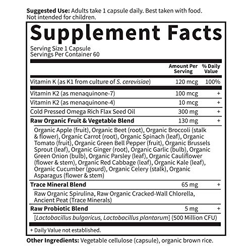 Foto 7 pulgar | Suplemento Garden Of Life Vitamin Code Vegan K Complex - Venta Internacional.