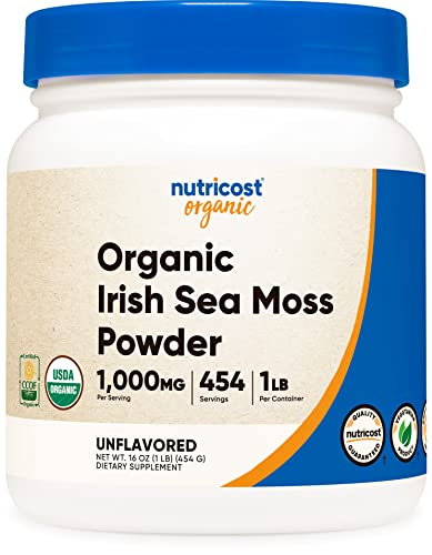 Foto 2 pulgar | Suplemento Nutricost Organic Irish Moss Powder 454g - Venta Internacional.