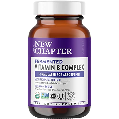 Suplemento Del Complejo De Vitamina B New Chapter 60 Tabletas - Venta Internacional.