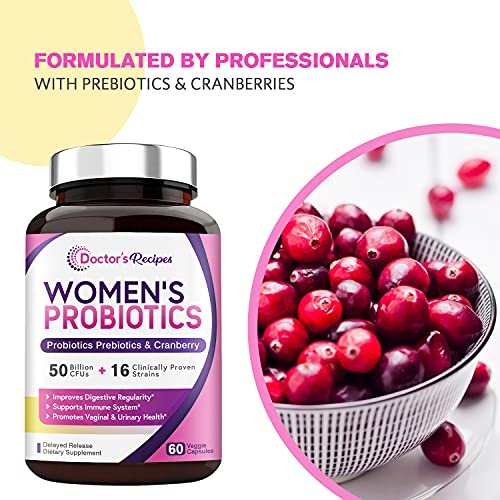 Foto 7 pulgar | Probiótico Para Mujer Doctor's Recipes, 60 Cápsulas, 50 Mil  - Venta Internacional.