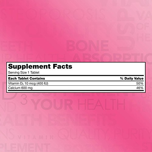 Foto 3 pulgar | Suplemento De Calcio Kirkland Signature 600 Mg Con Vitamina D3 - Venta Internacional.