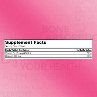 Foto 2 | Suplemento De Calcio Kirkland Signature 600 Mg Con Vitamina D3 - Venta Internacional.