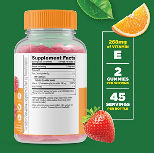 Foto 3 pulgar | Complementa Lifeable Vitamina E, 268 Mg, 90 Gomitas - Venta Internacional.
