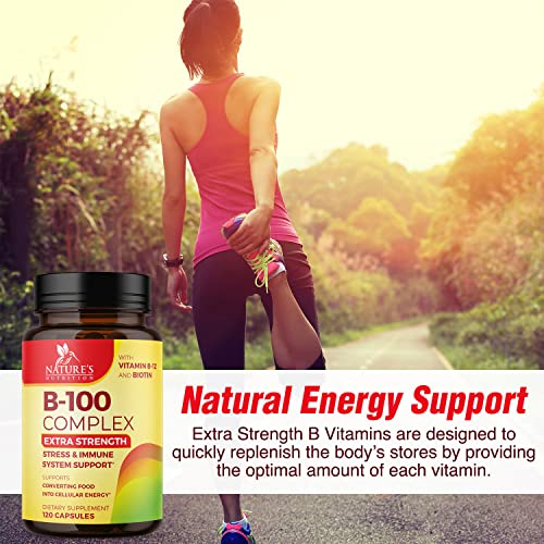 Foto 6 pulgar | Suplemento B Complex Nature's Nutrition B-100 120 Cápsulas - Venta Internacional.