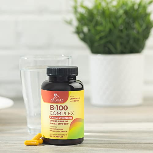 Foto 6 | Suplemento B Complex Nature's Nutrition B-100 120 Cápsulas - Venta Internacional.