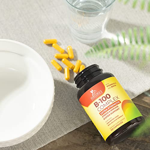 Foto 7 | Suplemento B Complex Nature's Nutrition B-100 120 Cápsulas - Venta Internacional.