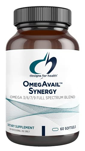Foto 2 pulgar | Diseños De Suplementos Para La Salud Omegavail Synergy 60 Softgels - Venta Internacional.