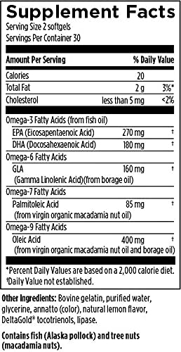 Foto 4 pulgar | Diseños De Suplementos Para La Salud Omegavail Synergy 60 Softgels - Venta Internacional.