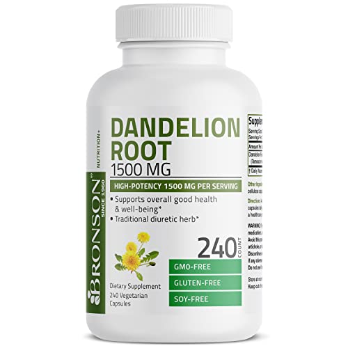 Foto 3 pulgar | Suplemento De Raíz De Diente De León De Bronson, 1500 Mg, Alta Potencia, 60 - Venta Internacional.