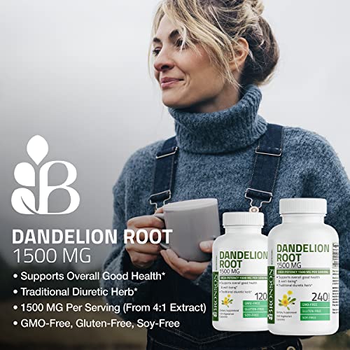 Foto 6 | Suplemento De Raíz De Diente De León De Bronson, 1500 Mg, Alta Potencia, 60 - Venta Internacional.