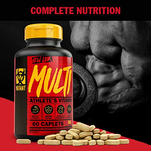 Foto 4 pulgar | Suplemento De Vitaminas De Alta Potencia Mutant Multi, 60 Comprimidos - Venta Internacional.