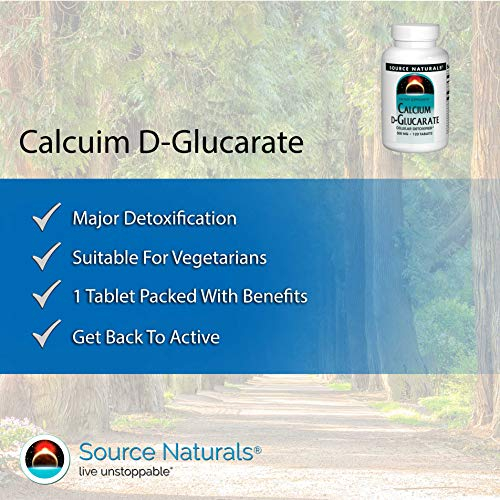 Foto 5 pulgar | Supplement Source Naturals D-glucarato De Calcio 500 Mg - Venta Internacional.