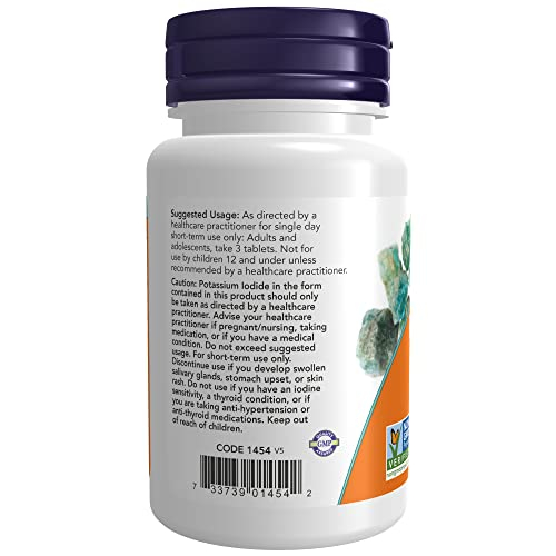 Foto 4 pulgar | Supplement Now Foods Potassium Plus Yodo 180 Comprimidos - Venta Internacional.