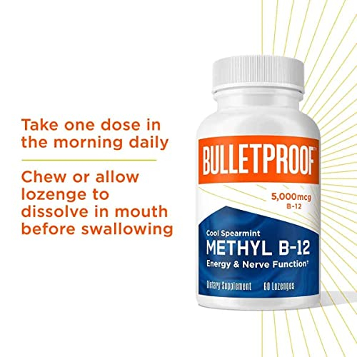 Foto 6 pulgar | Pastillas De Metil B-12 Supplement Bulletproof, 60 Unidades - Venta Internacional.