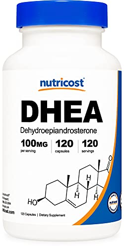 Foto 2 pulgar | Suplemento Nutricost Dhea 100 Mg 120 Cápsulas Sin Gluten - Venta Internacional.