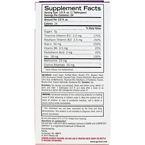 Foto 4 pulgar | Suplemento Geritol Liquid Energy Support 360 Ml (paquete De 3) - Venta Internacional.