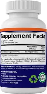 Foto 5 | Suplemento Vitamático De Vitamina D2 60 Mcg (2400 Ui) 180 Tabletas - Venta Internacional.