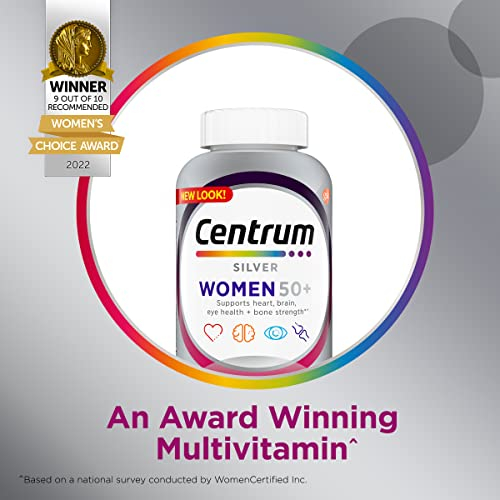 Foto 4 pulgar | Tabletas Multivitamínicas Centrum Silver Para Mujeres De 50 O Más De 60 Tabletas - Venta Internacional.
