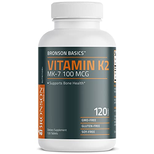 Foto 6 pulgar | Suplemento Bronson De Vitamina K2 Mk-7 100 Mcg 120 Tabletas - Venta Internacional