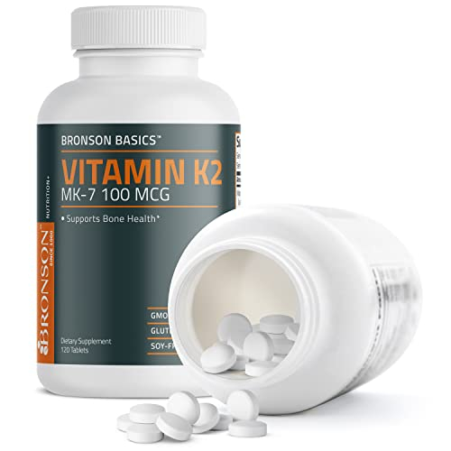 Foto 6 | Suplemento Bronson De Vitamina K2 Mk-7 100 Mcg 120 Tabletas - Venta Internacional