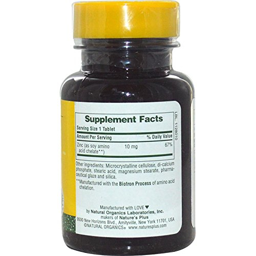 Foto 3 pulgar | Suplemento de Zinc Nature's Plus Tabletas de 10 mg 90 Porciones - Venta Internacional