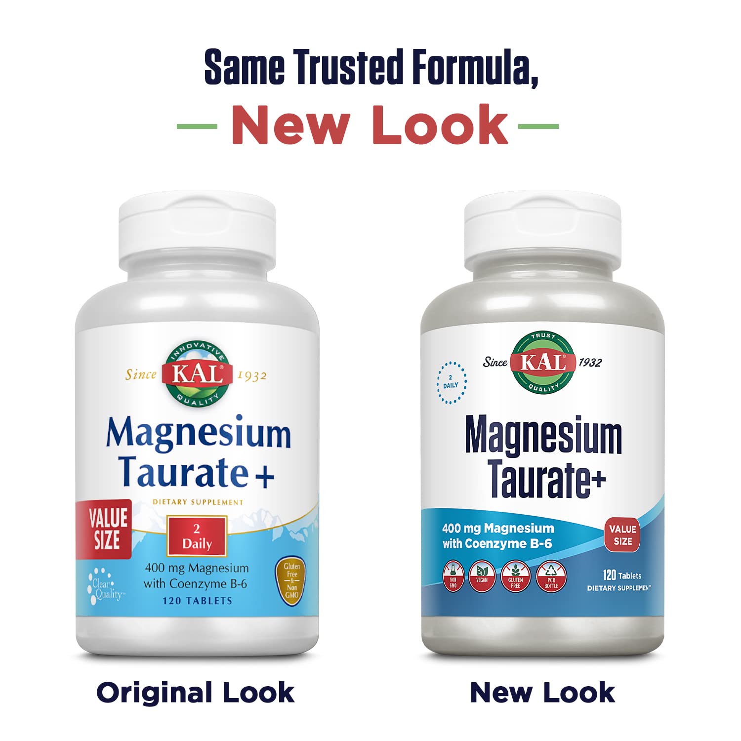 Foto 3 pulgar | Suplemento Kal De Taurato De Magnesio De 400 Mg Con Coenzima Y Vitamina B - Venta Internacional.