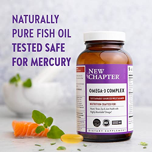 Foto 5 pulgar | Suplemento De Aceite De Pescado Complejo Omega-3 De New Chapter 30 Cápsulas - Venta Internacional.